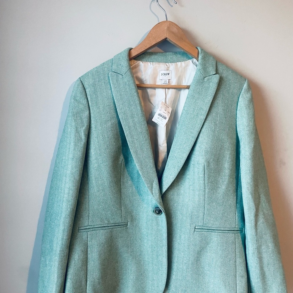 J. Crew Herringbone Holland Blazer NWT